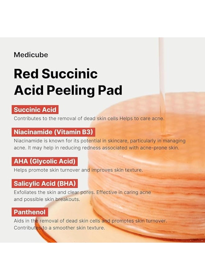 Medicube وسادة تقشير ميديكيوب الحمراء 155 جرام - Image 3